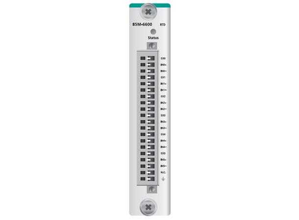Moxa 85M-6600-T Module for ioPAC 8500/8600, 6 RTDs, WT 